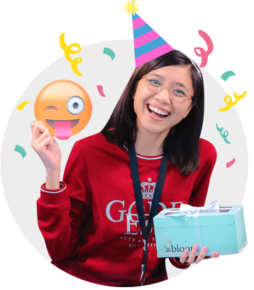 GO Virtual Assistants Birthday Cake to team members celebrating their birthdays