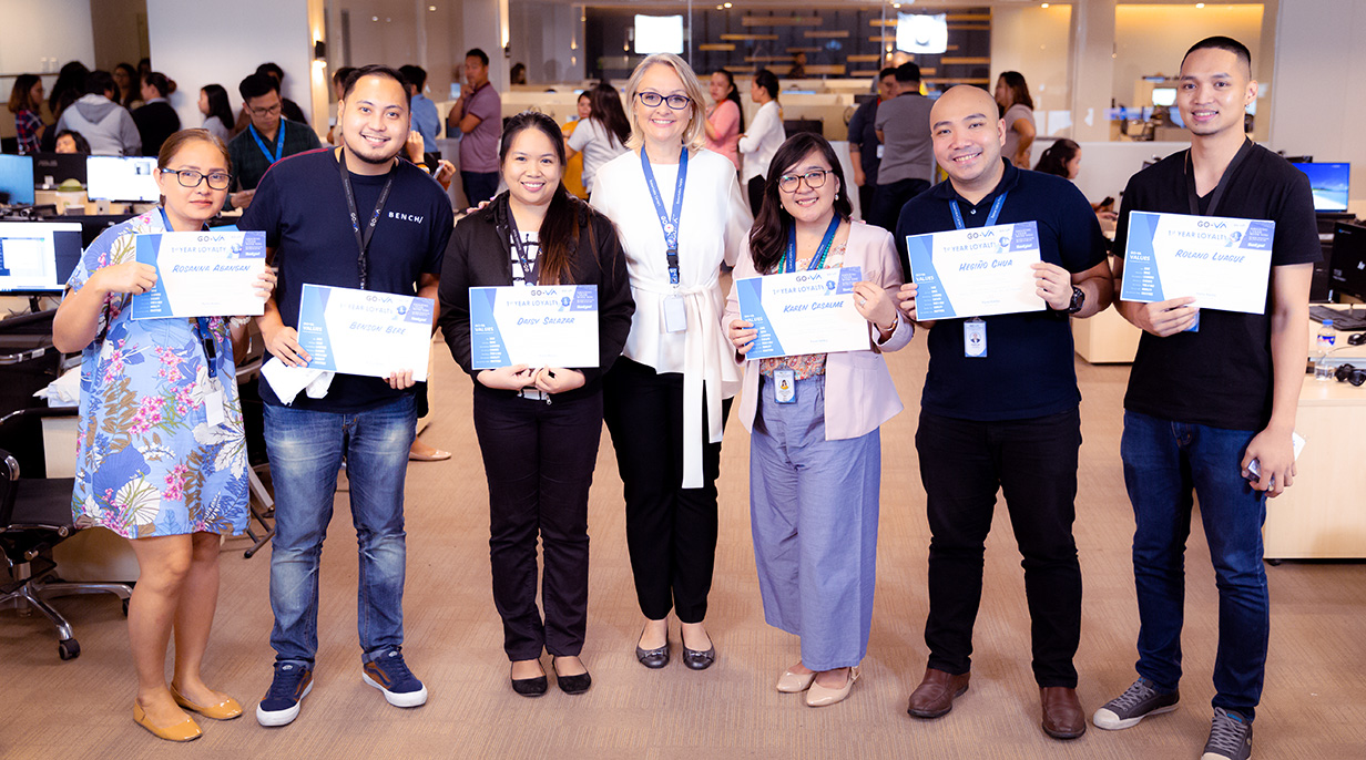 GO Virtual Assistants Employee Awardees in September 2019
